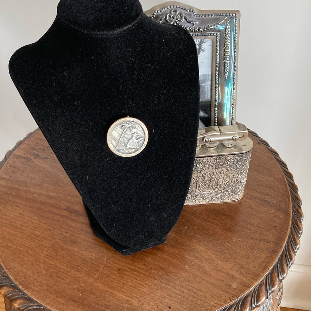 Vintage Sterling Silver Brooch or Pendant